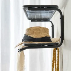 Essem Design Classic 650 hat shelf, /, 2 levels, 70 cm Black