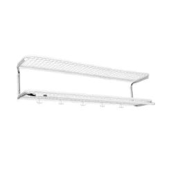 Essem Design Classic 650 hat shelf, /chrome, 2 levels, 120 cm White Hot