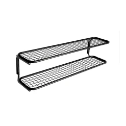Essem Design Classic 650 shoe shelf, /chrome, 2 levels, 50 cm Black New
