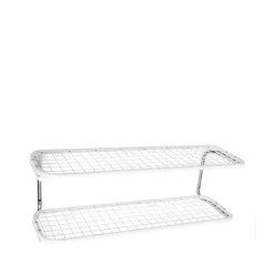 Essem Design Classic 650 shoe shelf, /chrome, 2 levels, 110 cm White Clearance