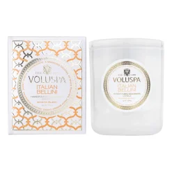 Voluspa Classic Maison Blanc scented 60 hours, Italian Bellini Gold-colouredWhite Discount