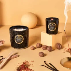 Voluspa Classic Maison Noir scented 60 hours, Ambre Lumiere Gold-colouredBlack Hot