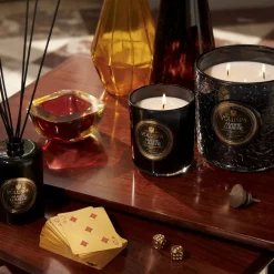 Voluspa Classic Maison Noir scented 60 hours, Ambre Lumiere Gold-colouredBlack Hot