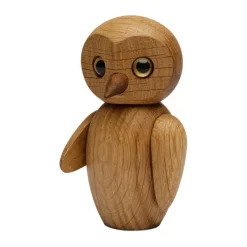 Spring Copenhagen Clever owl decoration 10 cm, Oak Beige Hot