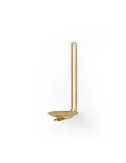 Audo Copenhagen Clip tealight holder wall 20 cm, Brass Gold-coloured Online