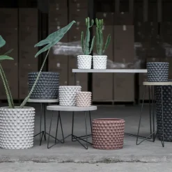 DBKD Cloudy pot dark grey, medium, Ø 30 cm GreyBlack Outlet