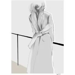 Anna Bülow Coated poster, 70x100 cm Grey Clearance
