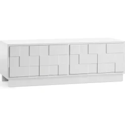 A2 Collect 2010 media bench, plinth White Hot