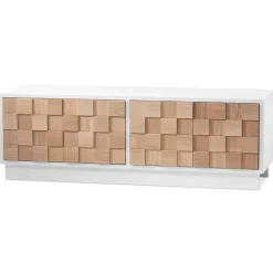 A2 Collect 2016 media bench, oiled oak- White New