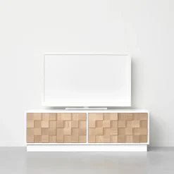 A2 Collect 2016 media bench, oiled oak- White New