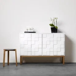 A2 Collect cabinet 2010 low, Oak White Online