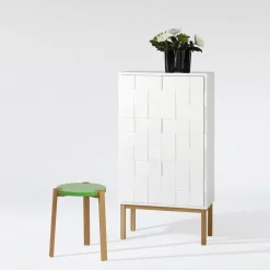 A2 Collect cabinet 2010 oak, Oak leg White Best