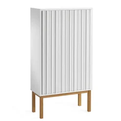 A2 Collect cabinet 2003, White-oak legs BrownWhite Discount