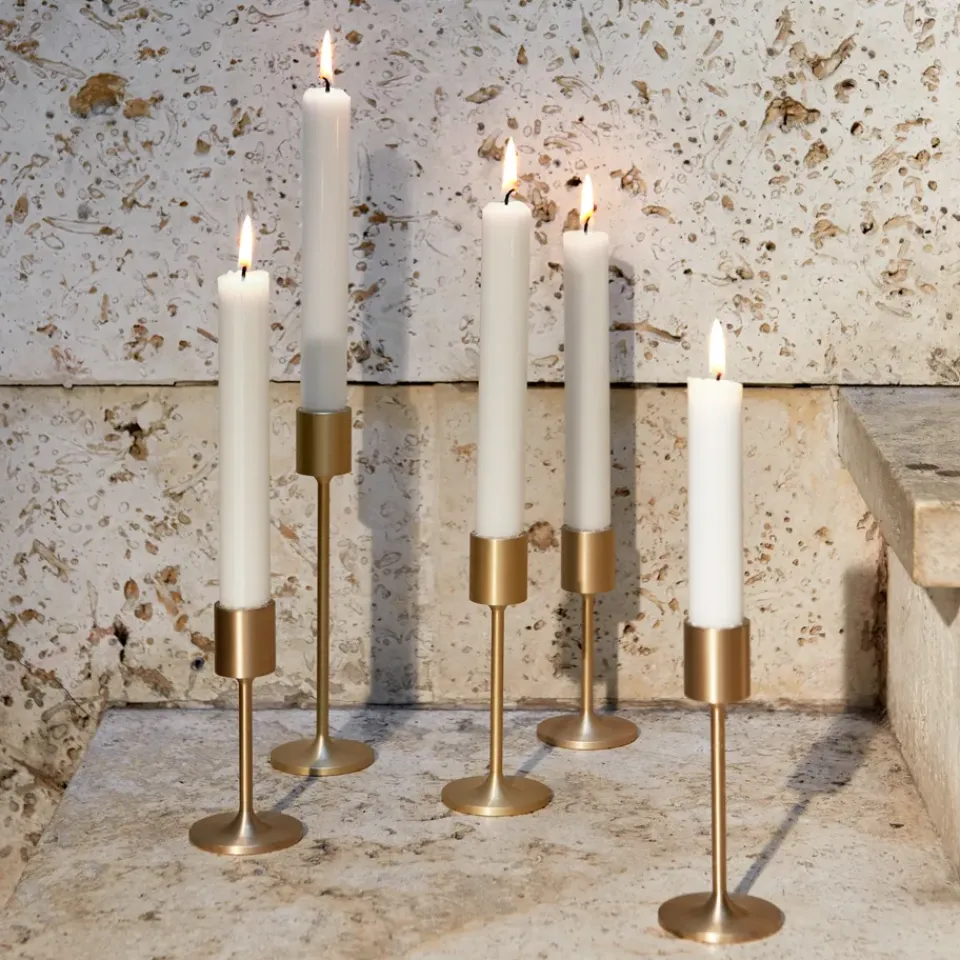 &Tradition Collect SC58 candle sticks, brass Gold-coloured