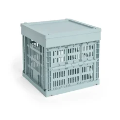 HAY Colour Crate Cube 29.5x29.5 cm, Dusty Blue Sale