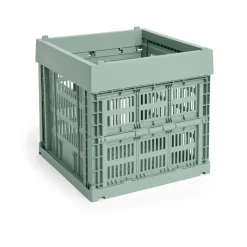HAY Colour Crate Cube 29.5x29.5 cm, Sage Green New