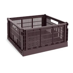 HAY Colour Crate L Square 42x42 cm, Bordeaux Red Online