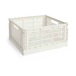HAY Colour Crate L Square 42x42 cm, Off White