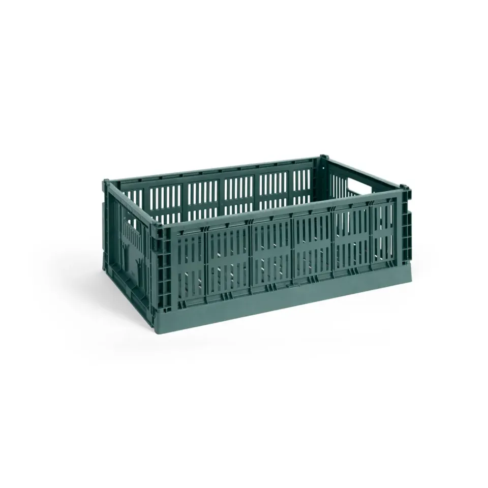 HAY Colour Crate L 34.5x53 cm, Dark Green