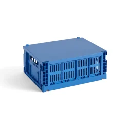 HAY Colour Crate lid medium, Electric Blue