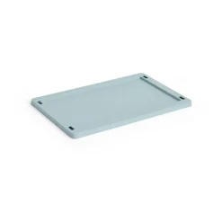HAY Colour Crate lock plastic small, Dusty Blue Clearance