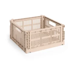 HAY Colour Crate M Square 29.5x29.5 cm, Powder Beige Discount