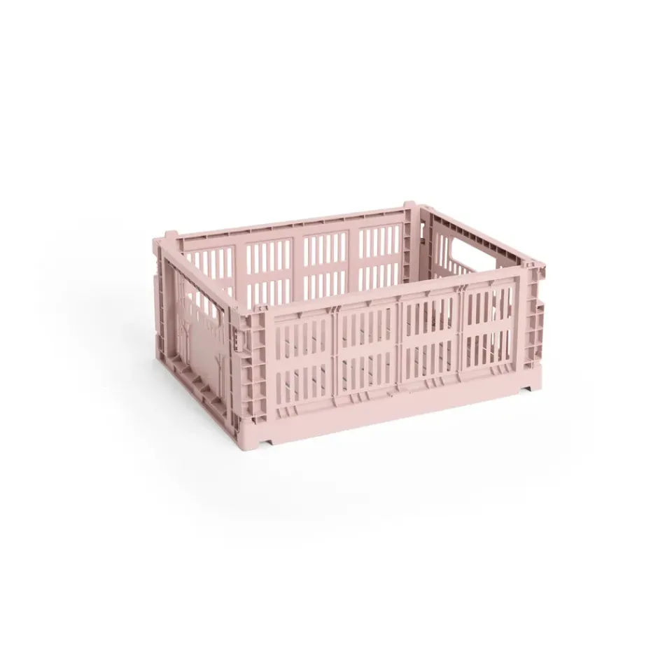 HAY Colour Crate M 26.5x34.5 cm, Blush Pink New