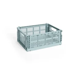 HAY Colour Crate M 26.5x34.5 cm, Dusty Blue Sale