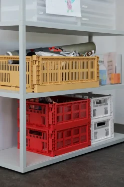 HAY Colour Crate M 26.5x34.5 cm, Red Clearance