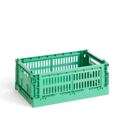 HAY Colour Crate S 17x26.5 cm, Dark mint Blue Outlet