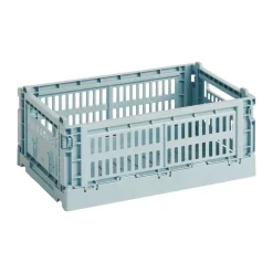 HAY Colour Crate S 17x26.5 cm, Dusty Blue Hot
