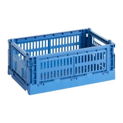 HAY Colour Crate S 17x26.5 cm, Electric Blue Sale