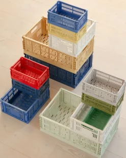 HAY Colour Crate S 17x26.5 cm, Light Grey Clearance