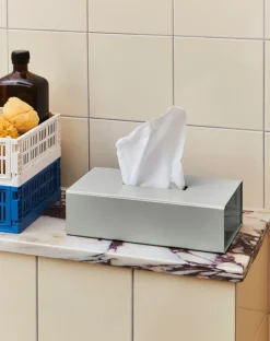 HAY Colour Storage tissue box 24,5x13 cm, Grey