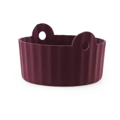 Normann Copenhagen Colu Basket storage basket Ø44 cm, Burgundy Red Clearance