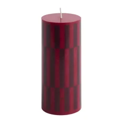 HAY Column Candle block candle small 15 cm, Wine-bordeaux Multi Discount