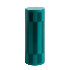 HAY Column Candle block candle large 25 cm, Green-dark green Multi New