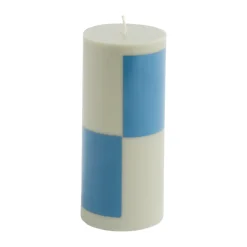 HAY Column Candle block candle small 15 cm, Grey-blue GreyBlue Sale