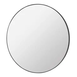 Broste Copenhagen Complete mirror , Ø 80 cm Black Hot
