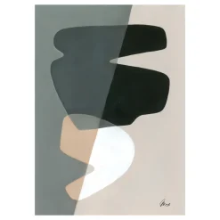 Paper Collective Composition 02 poster, 50x70 cm Grey Hot