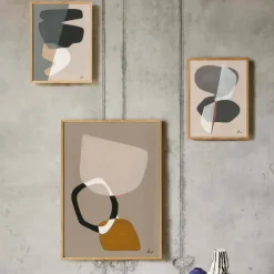 Paper Collective Composition 01 poster, 30x40 cm Grey