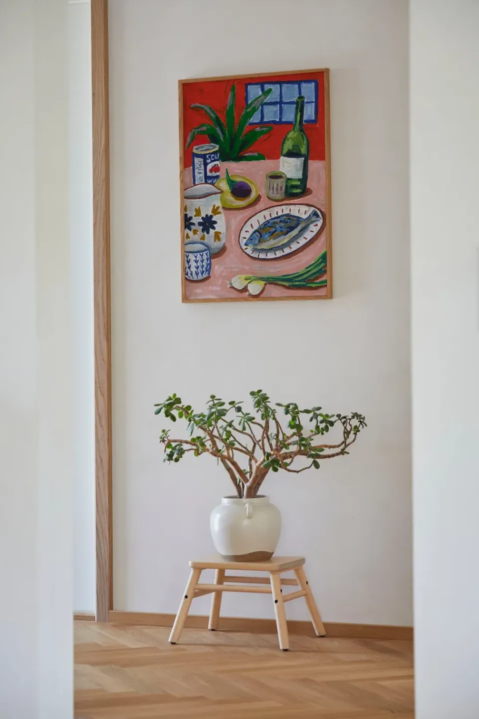 Paper Collective Composition with Fish poster, 70x100 cm Multi New