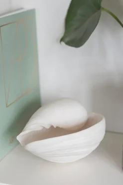 Mette Ditmer Conch decorative shell, Small White Discount