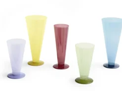 HAY Conical vase, Light green-dark lime, small Multi Hot