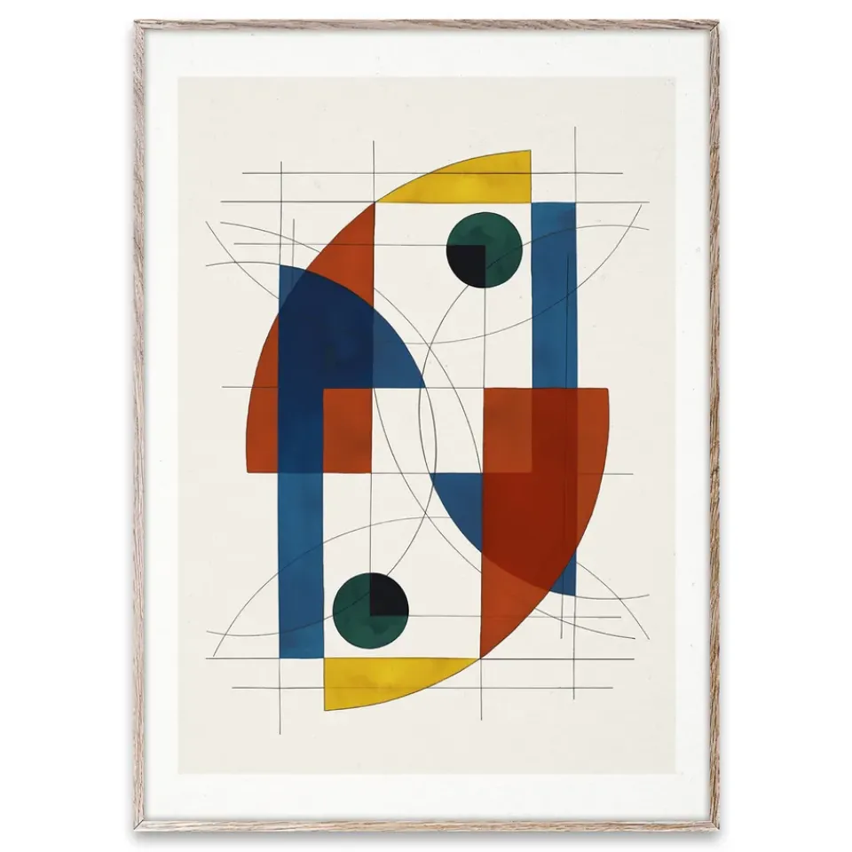 Paper Collective Constructions 02 poster, 50x70 cm Multi Outlet