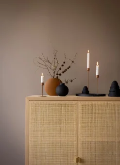 Cooee Design Cooee candle holder 21 cm, Coconut Brown