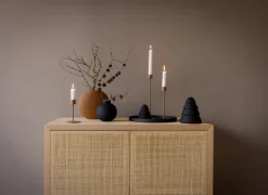 Cooee Design Cooee candle sticks 13 cm, Coconut Brown Online