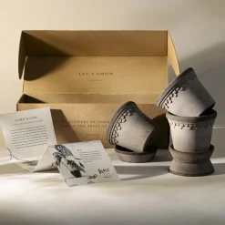 Bergs Potter Copenhagen pot Ø10 cm 3-pack, Grey New
