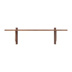 Audo Copenhagen Corbel shelf 100x30cm, Dark stained oak Brown Outlet