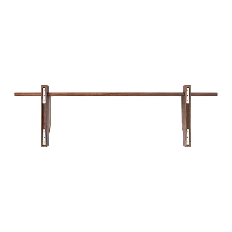 Audo Copenhagen Corbel shelf 100x30cm, Dark stained oak Brown Outlet